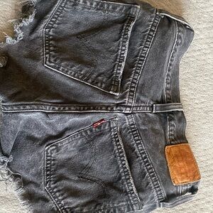 Levi’s brand black shorts waist size 26